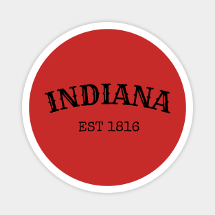 Indiana Est 1816 Magnet